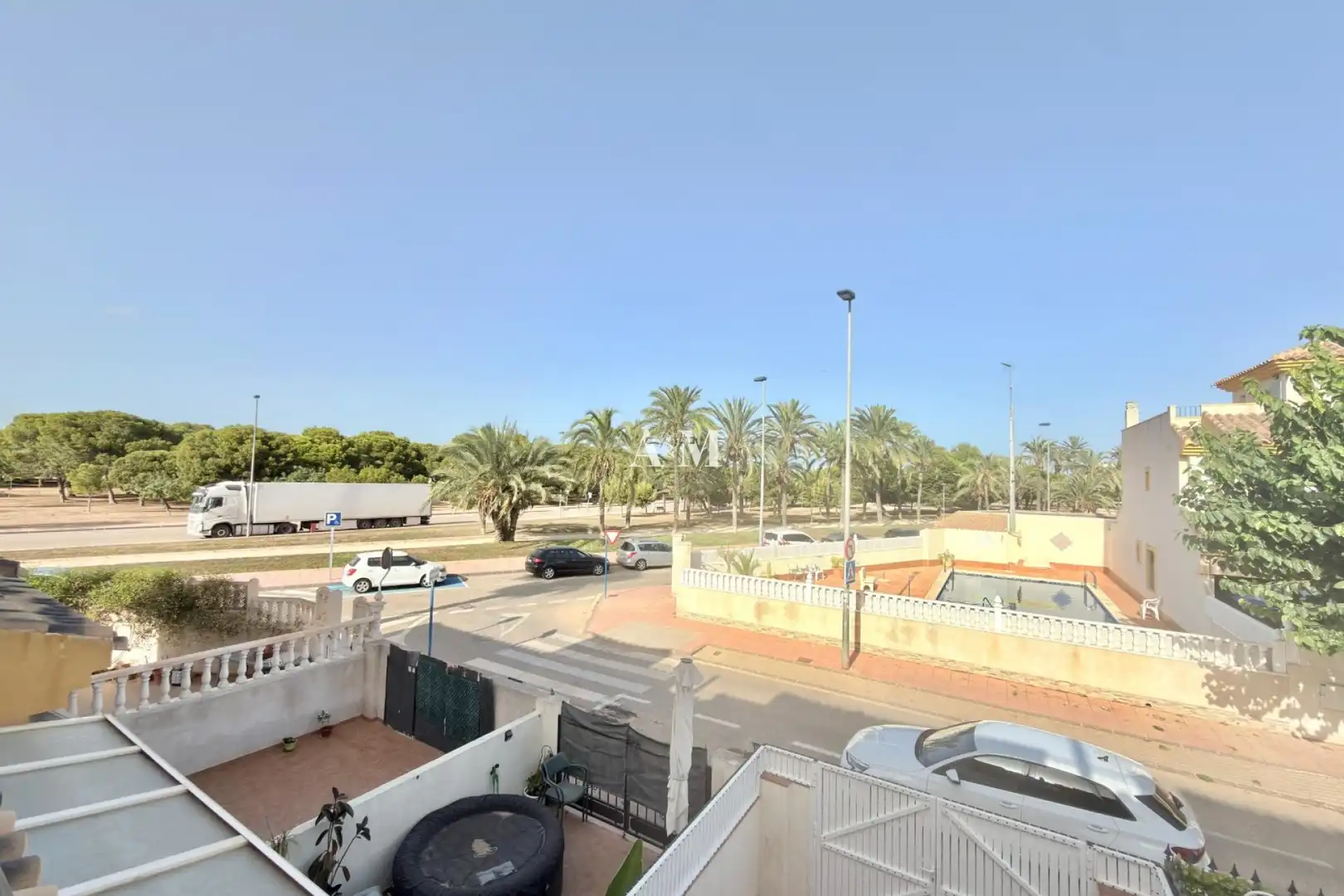 Außenansicht von Einfamilien-Reihenhaus zur Miete in San Javier mit Terrasse, Schwimmbad und Möbliert