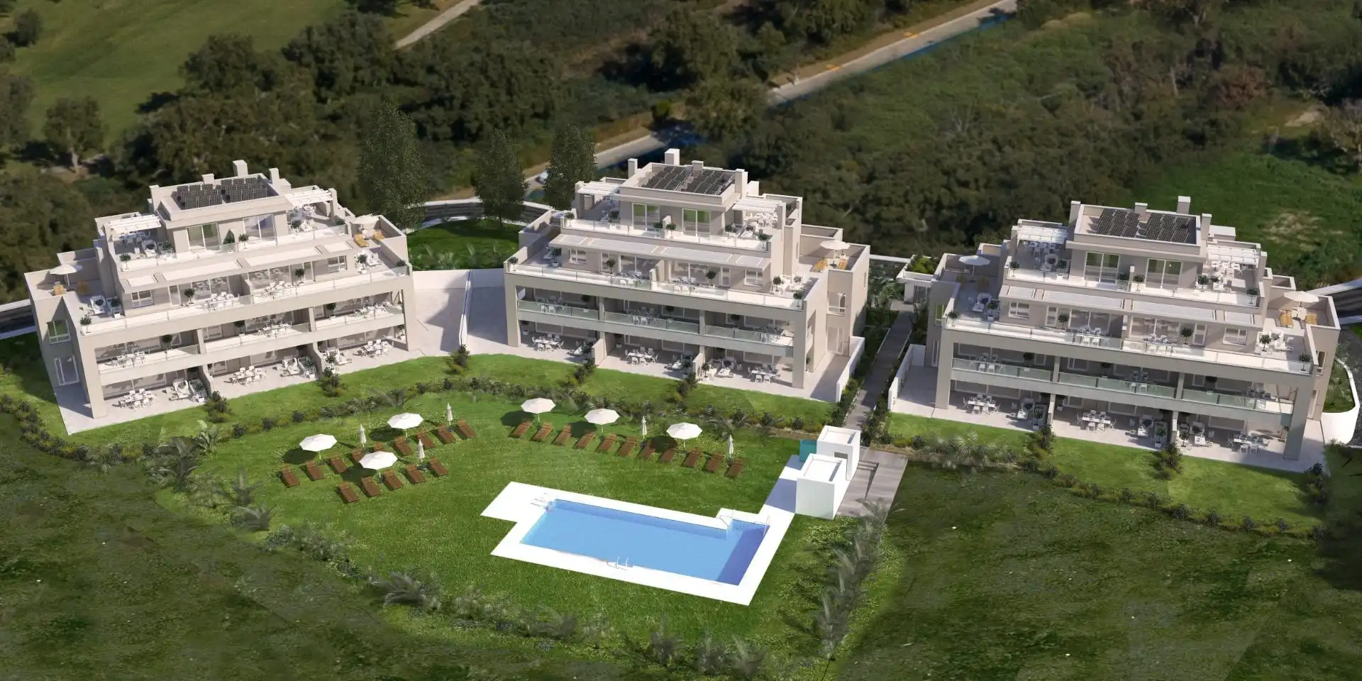 Jardín de Apartamento en venta en San Roque con Aire acondicionado, Calefacción y Jardín privado