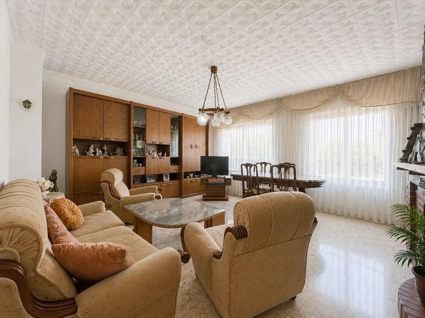 Sala de estar de Finca rústica en venta en Píñar con Terraza