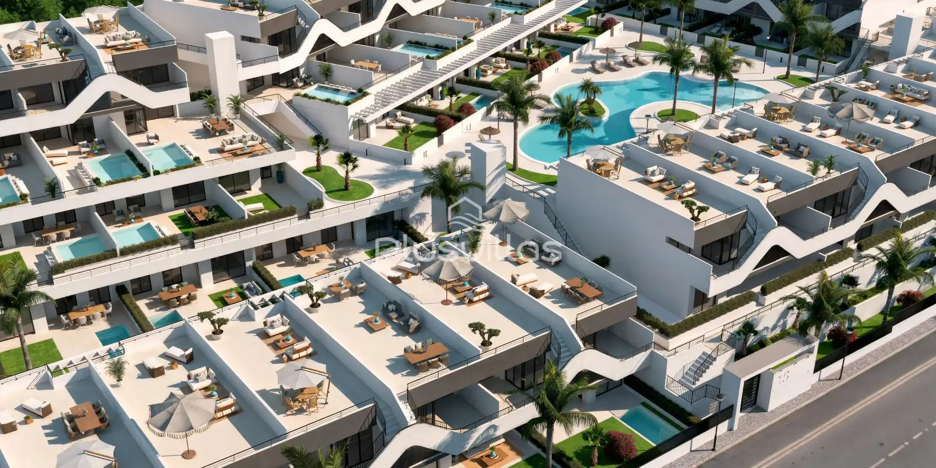 Vista exterior de Apartament en venda en L'Alfàs del Pi