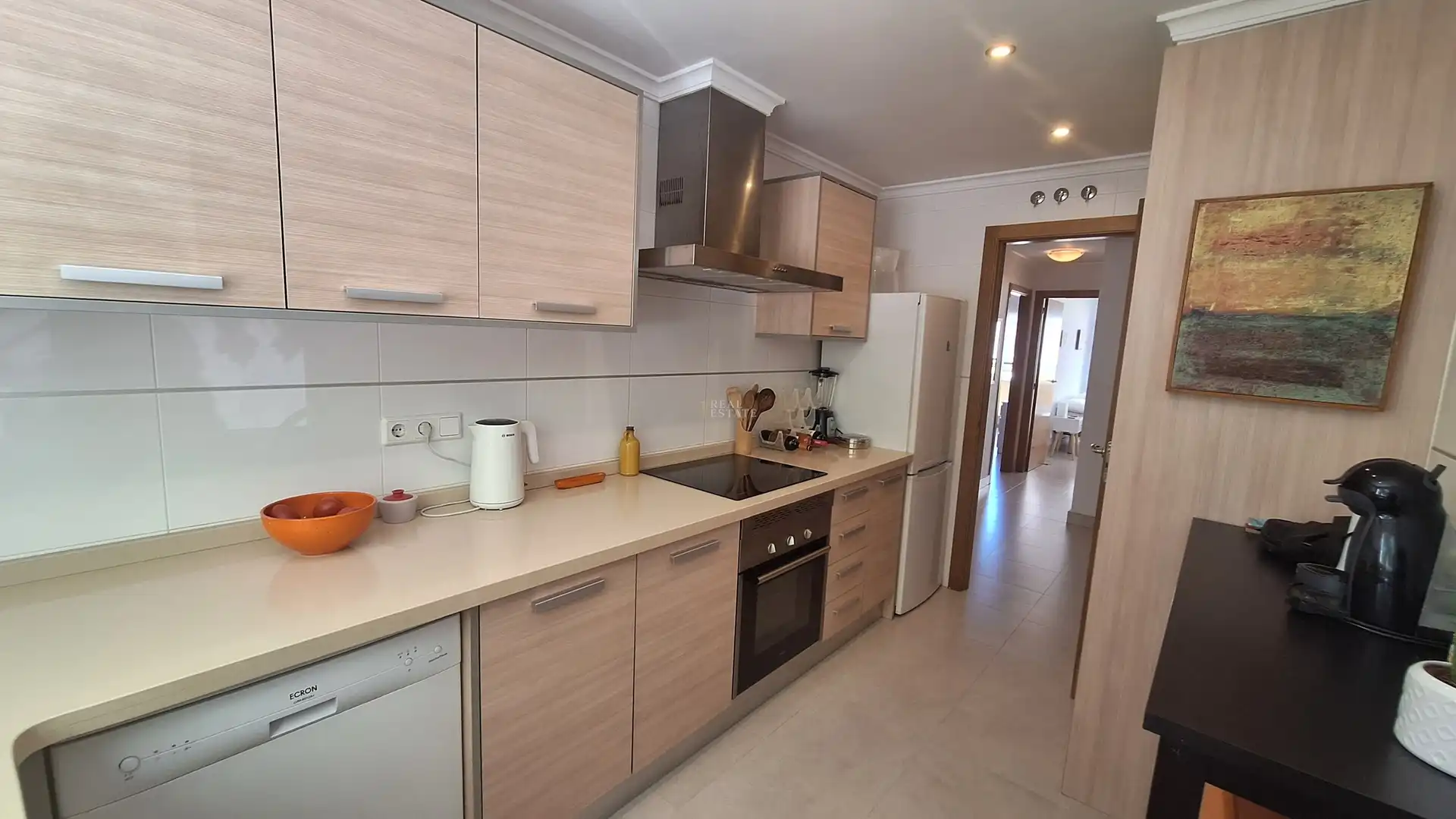 Kitchen of Flat for sale in Jávea / Xàbia  with Air Conditioner, Terrace and Swimming Pool