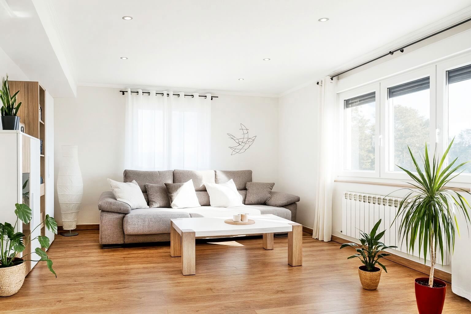 Living room of Flat to rent in Santander  with Heating, Storage room and Furnished