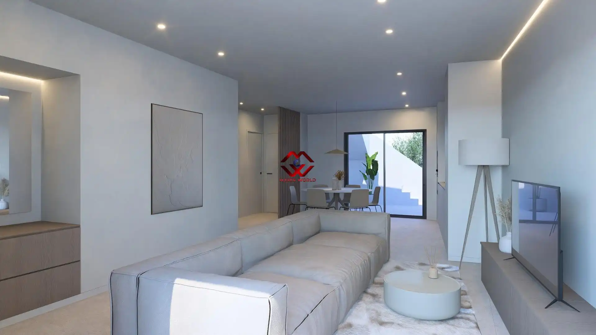 Living room of Detached homes for sale in Torre-Pacheco  with Private garden, Terrace and Swimming Pool