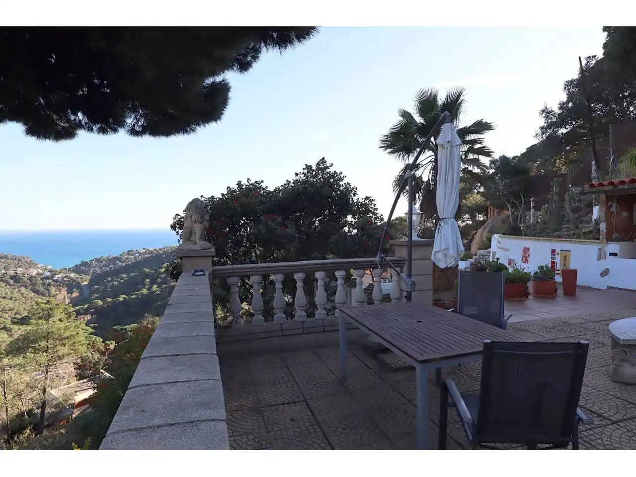 Terraza de Casa o chalet en venta en Lloret de Mar con Jardín privado, Terraza y Amueblado