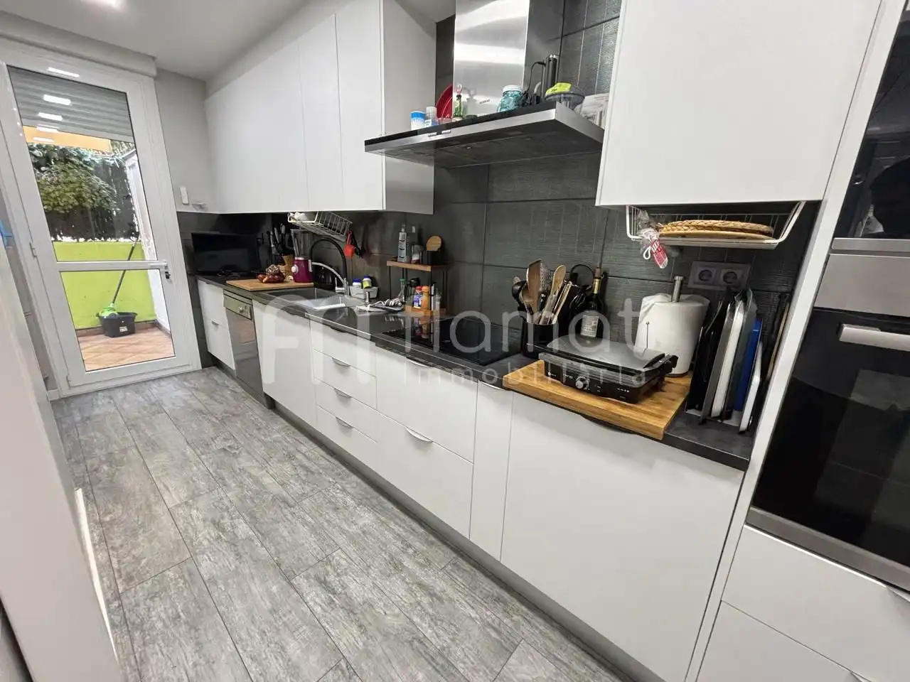 Cocina de Planta baja en venta en Montgat con Aire acondicionado, Calefacción y Parquet