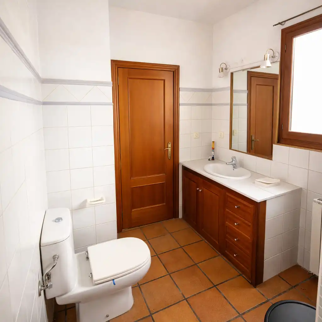Baño de Casa adosada en venta en Xàtiva con Aire acondicionado, Terraza y Amueblado