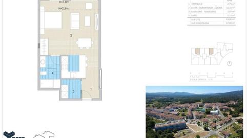 Foto 4 de Àtic en venda a Pedregal, Residencial 'rego Dos Ameneiros', Bertamirans, Ames