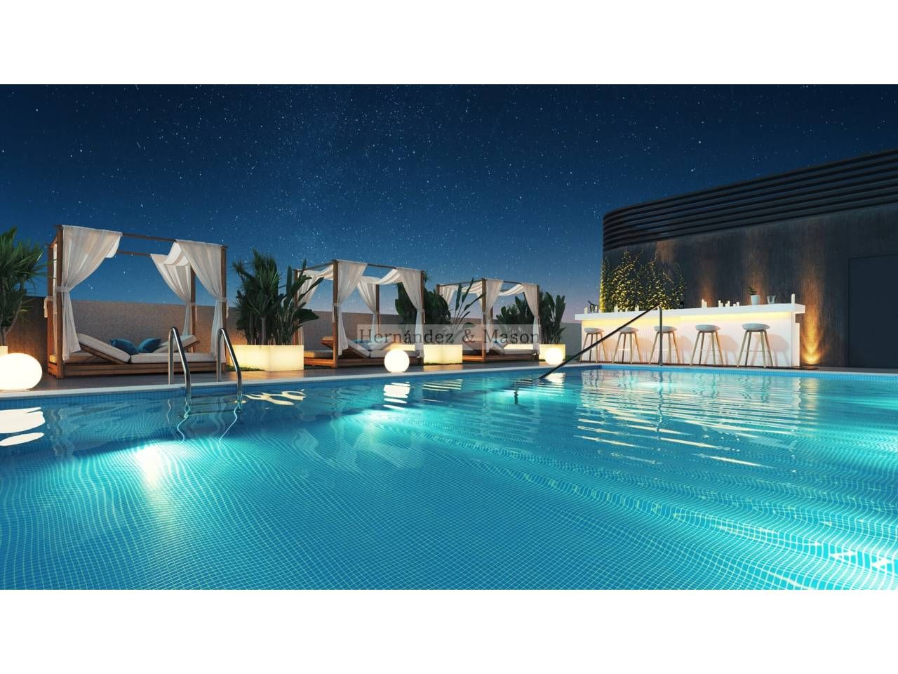 Piscina de Pis en venda en Málaga Capital amb Aire condicionat, Jardí privat i Terrassa