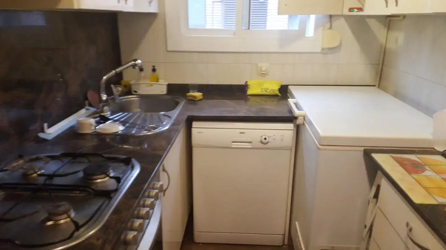 Cocina de Piso de alquiler en Terrassa con Amueblado