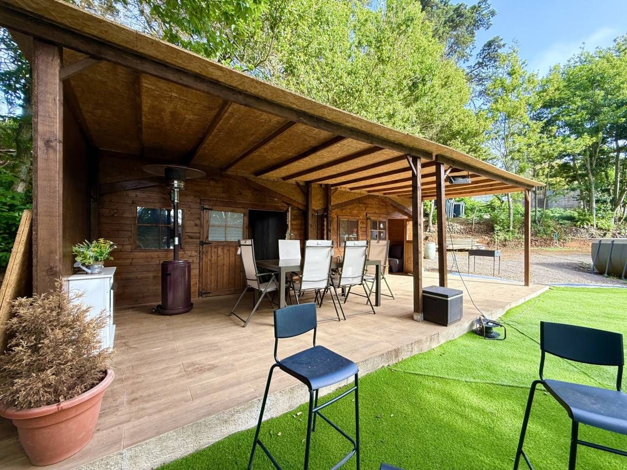 Terrace of Country house for sale in San Cristóbal de la Laguna  with Private garden, Parquet flooring and Terrace