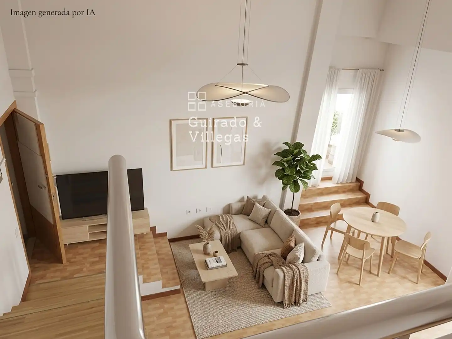 Sala de estar de Dúplex en venta en Terrassa con Terraza y Alarma
