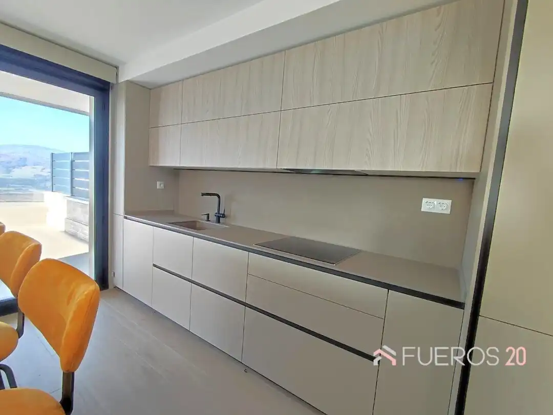 Cocina de Casa adosada en venta en Zierbena con Calefacción, Jardín privado y Terraza