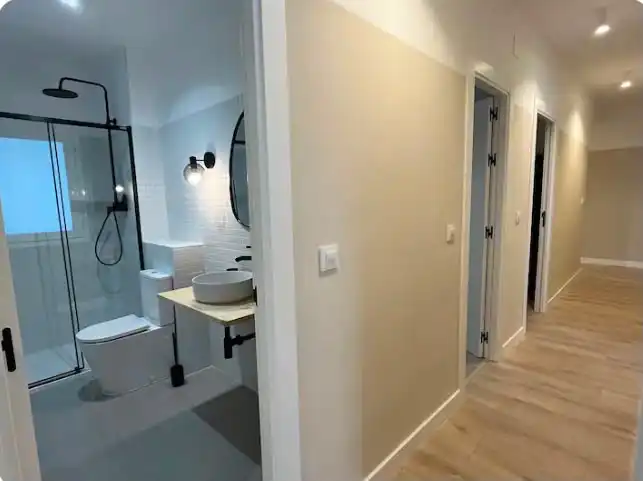 Baño de Piso de alquiler en Cuenca con Calefacción, Amueblado y Horno