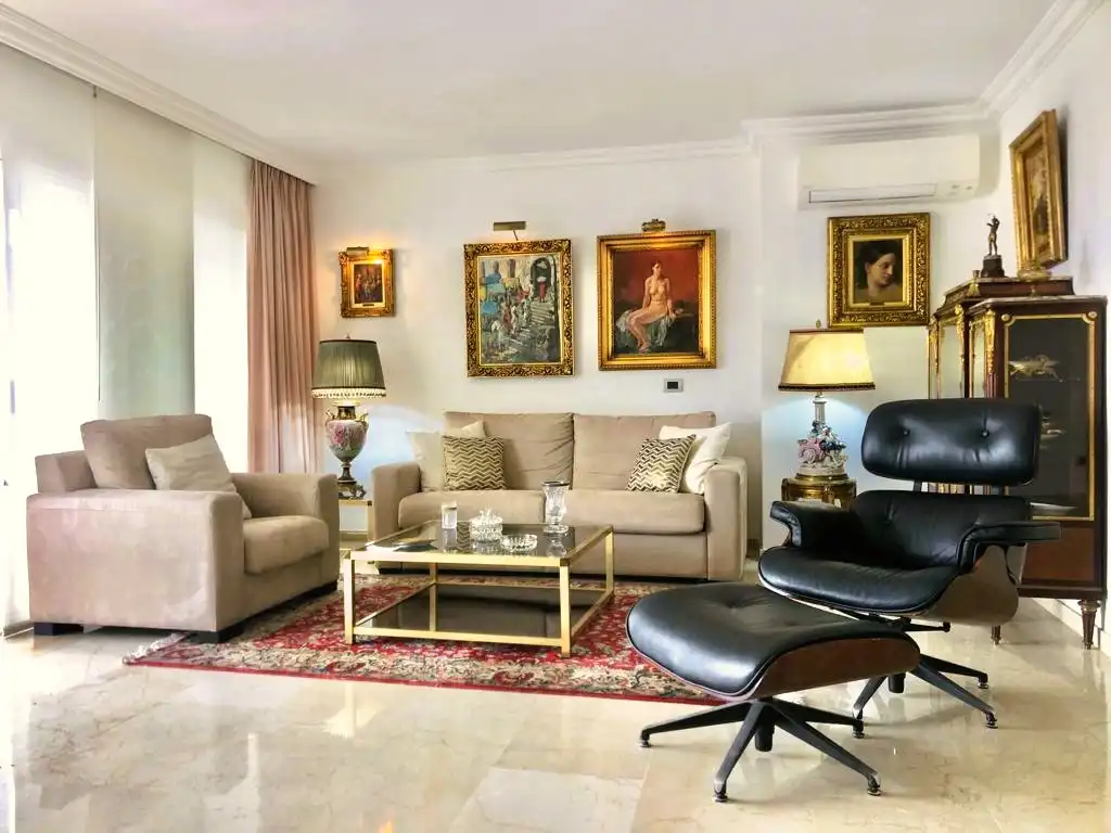 Wohnzimmer von Dachboden zur Miete in Puerto de la Cruz mit Klimaanlage, Privatgarten und Terrasse