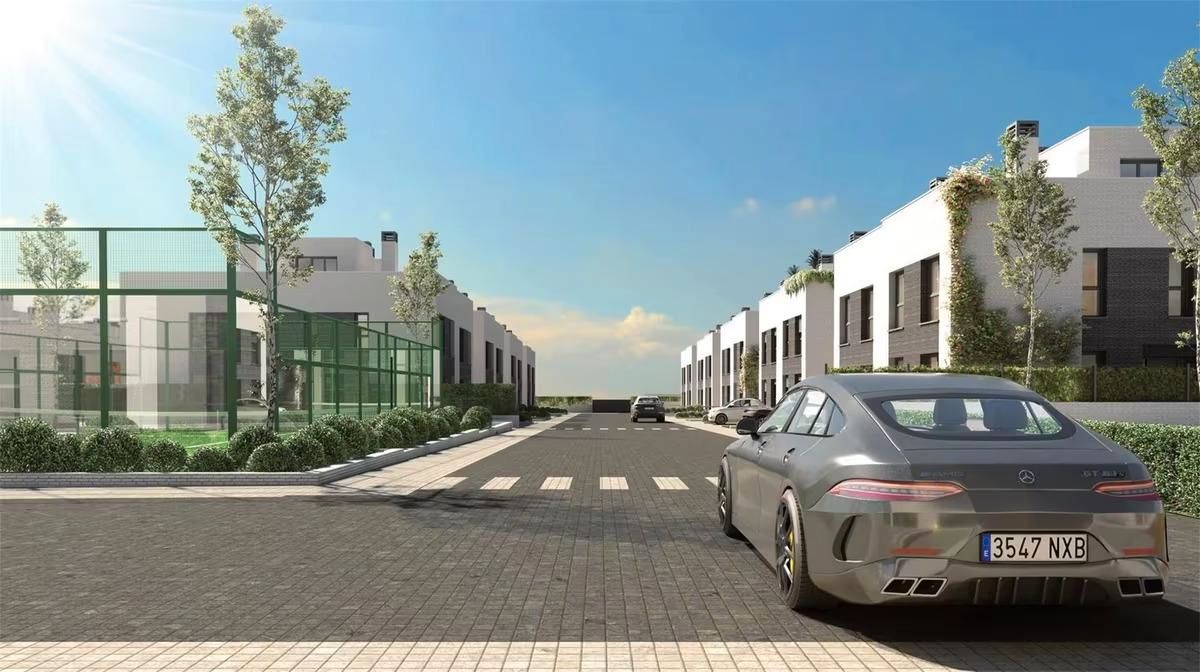 Exterior view of House or chalet for sale in Villaviciosa de Odón  with Air Conditioner, Heating and Parquet flooring