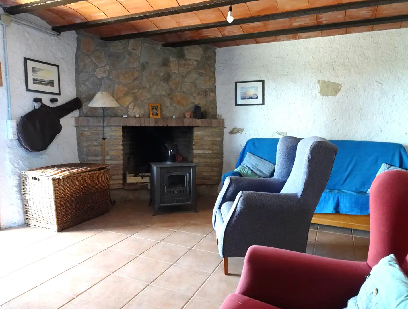 Sala de estar de Finca rústica en venta en El Perelló