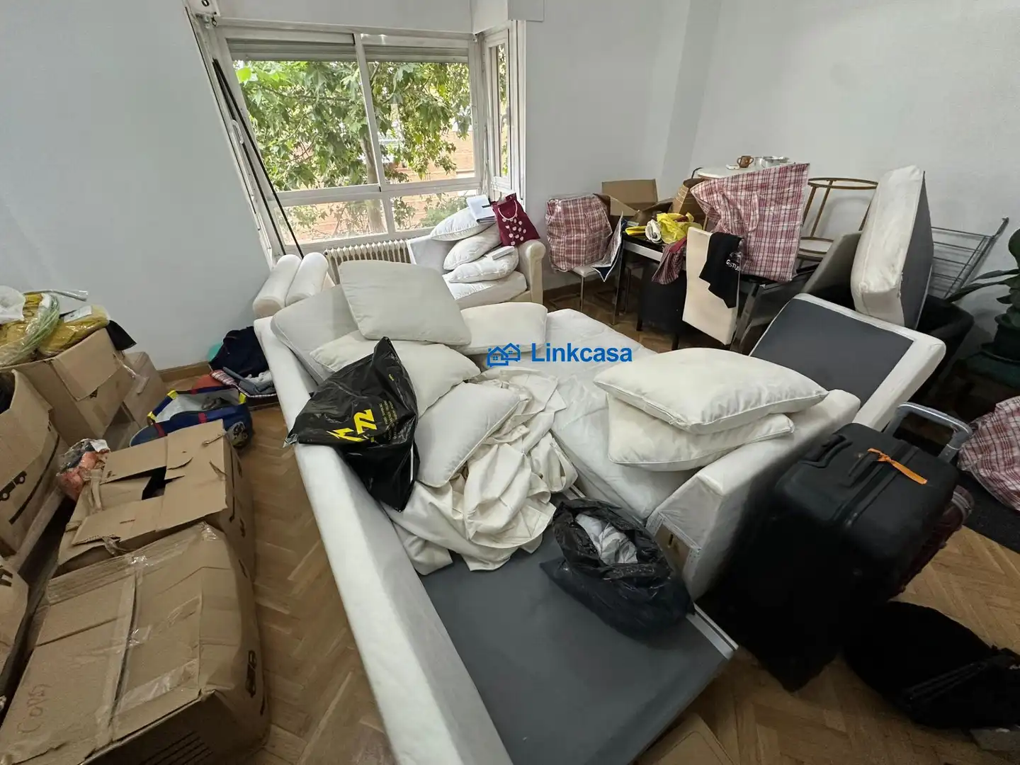 Sala de estar de Piso en venta en Madrid con Aire acondicionado, Calefacción y Parquet