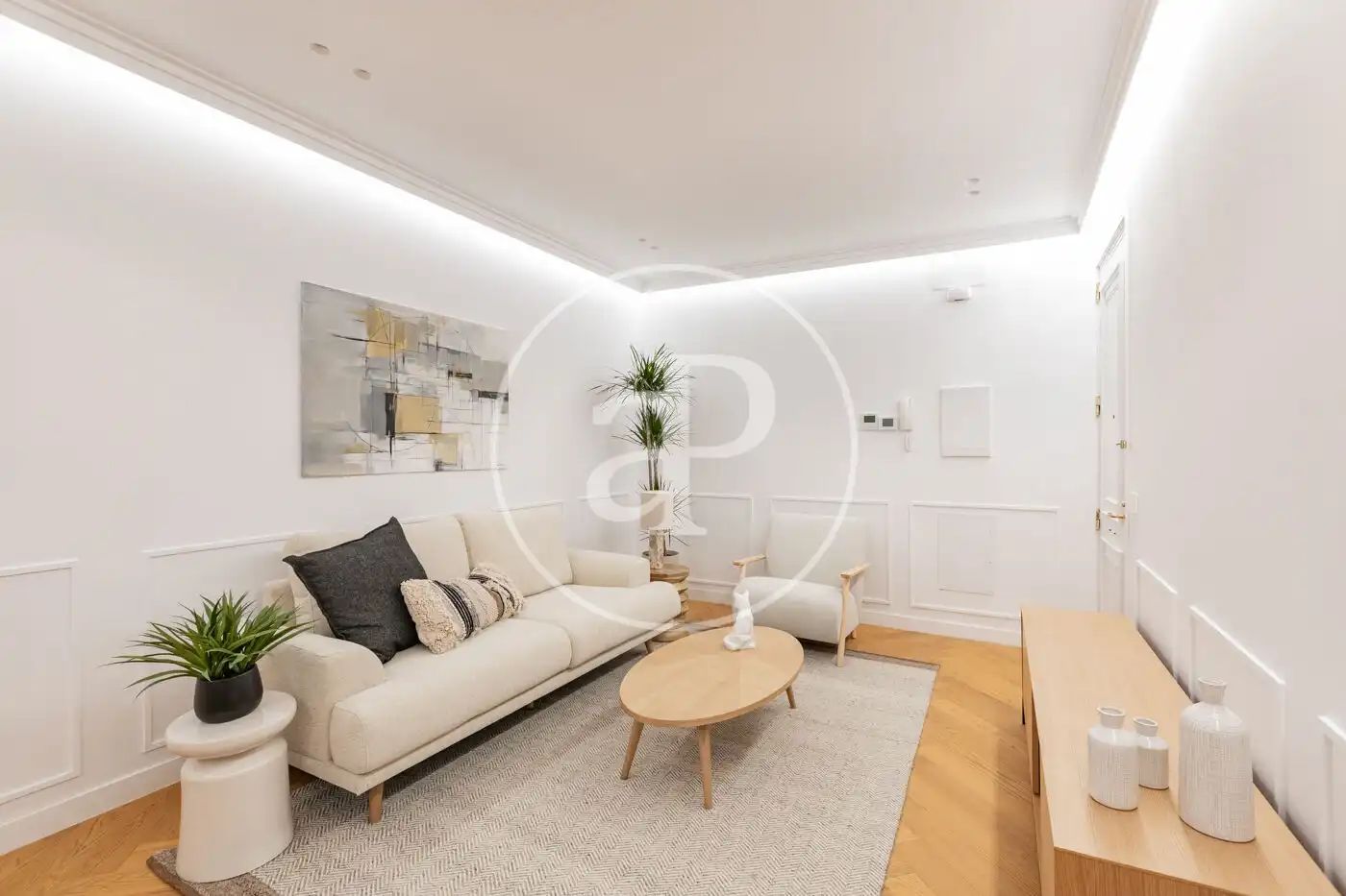 Sala de estar de Piso en venta en Madrid con Aire acondicionado, Calefacción y Amueblado