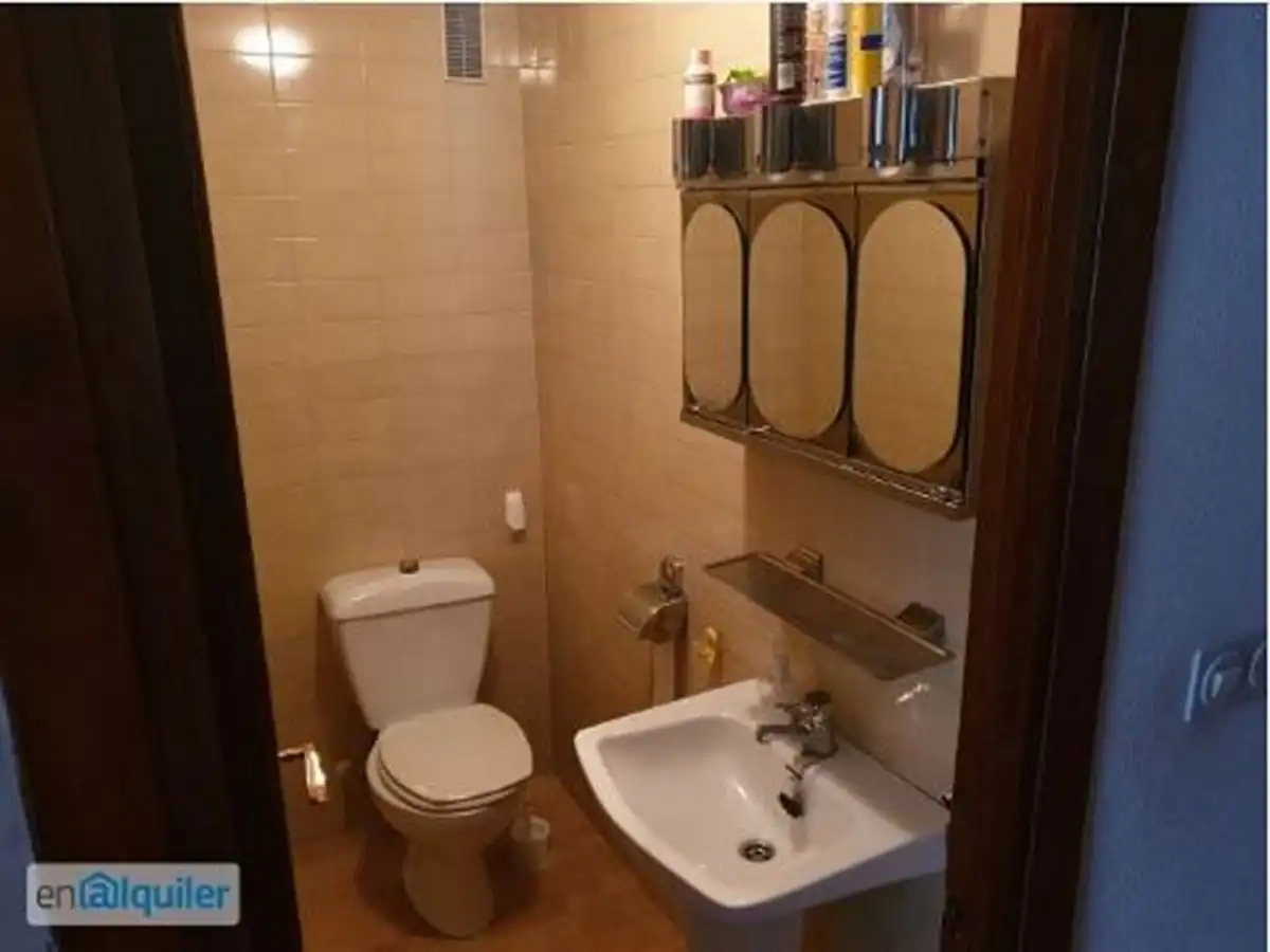 Bathroom of Flat for rent in Granada  with Heating, Terrace and Furnished