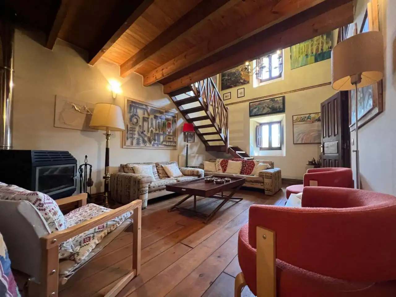 Living room of Country homes for sale in Las Quintanillas  with Heating, Private garden and Terrace