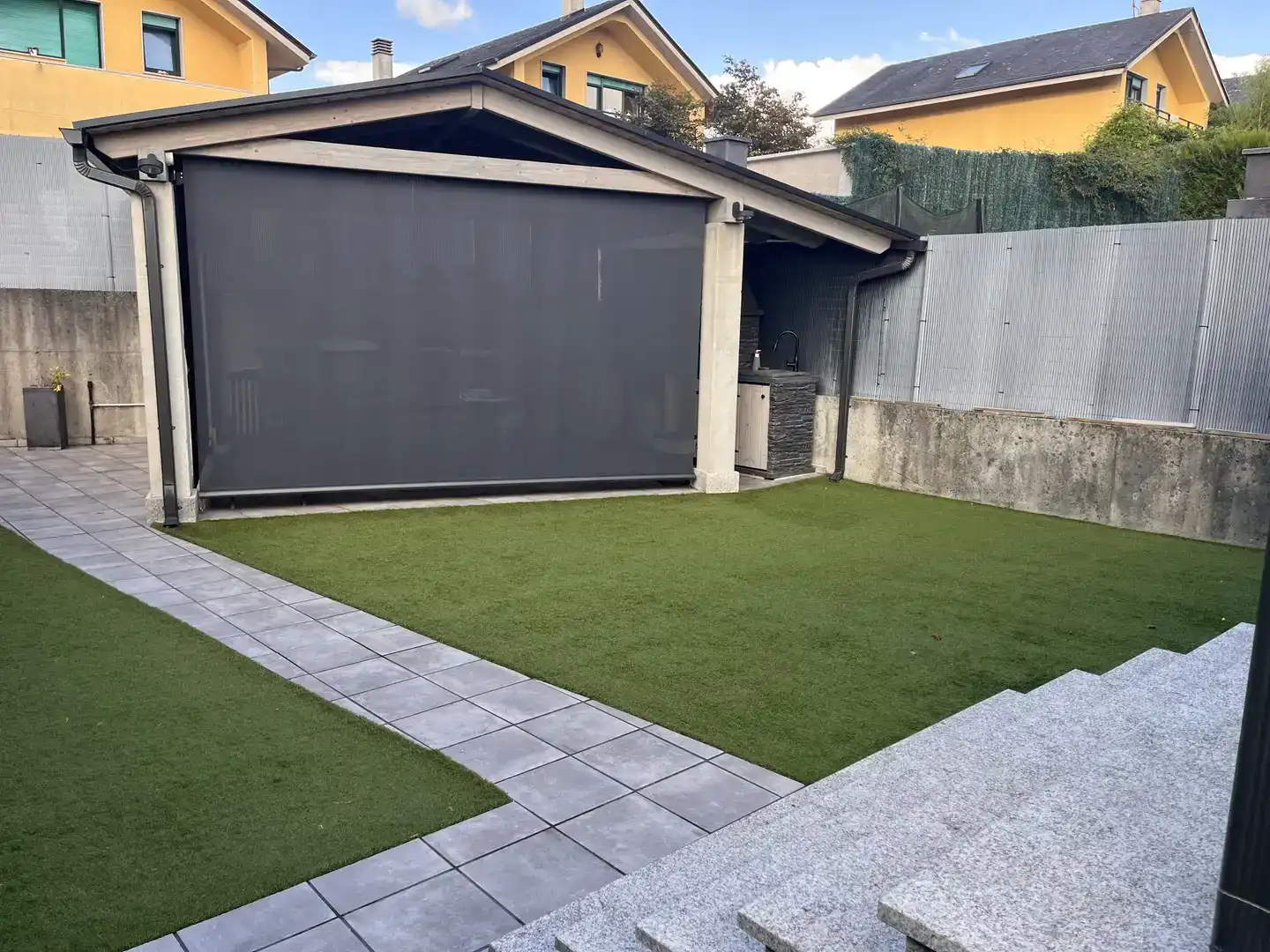 Terrassa de Casa o xalet per a compartir en Outeiro de Rei amb Jardí privat, Parquet i Traster