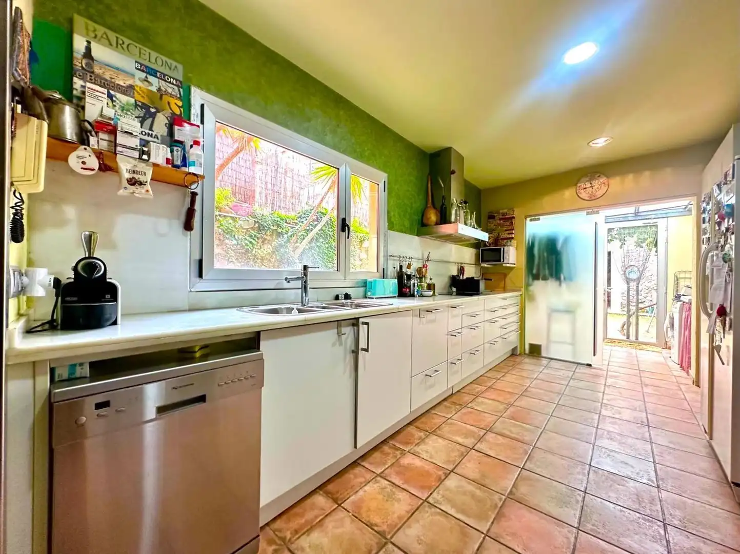 Küche von Haus oder Chalet zum Verkauf in Granollers mit Klimaanlage, Privatgarten und Terrasse