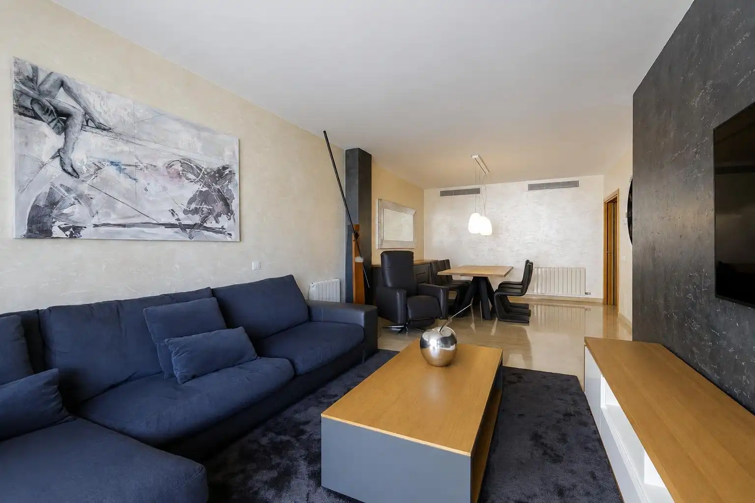Sala d'estar de Pis en venda en  Palma de Mallorca amb Aire condicionat, Calefacció i Balcó