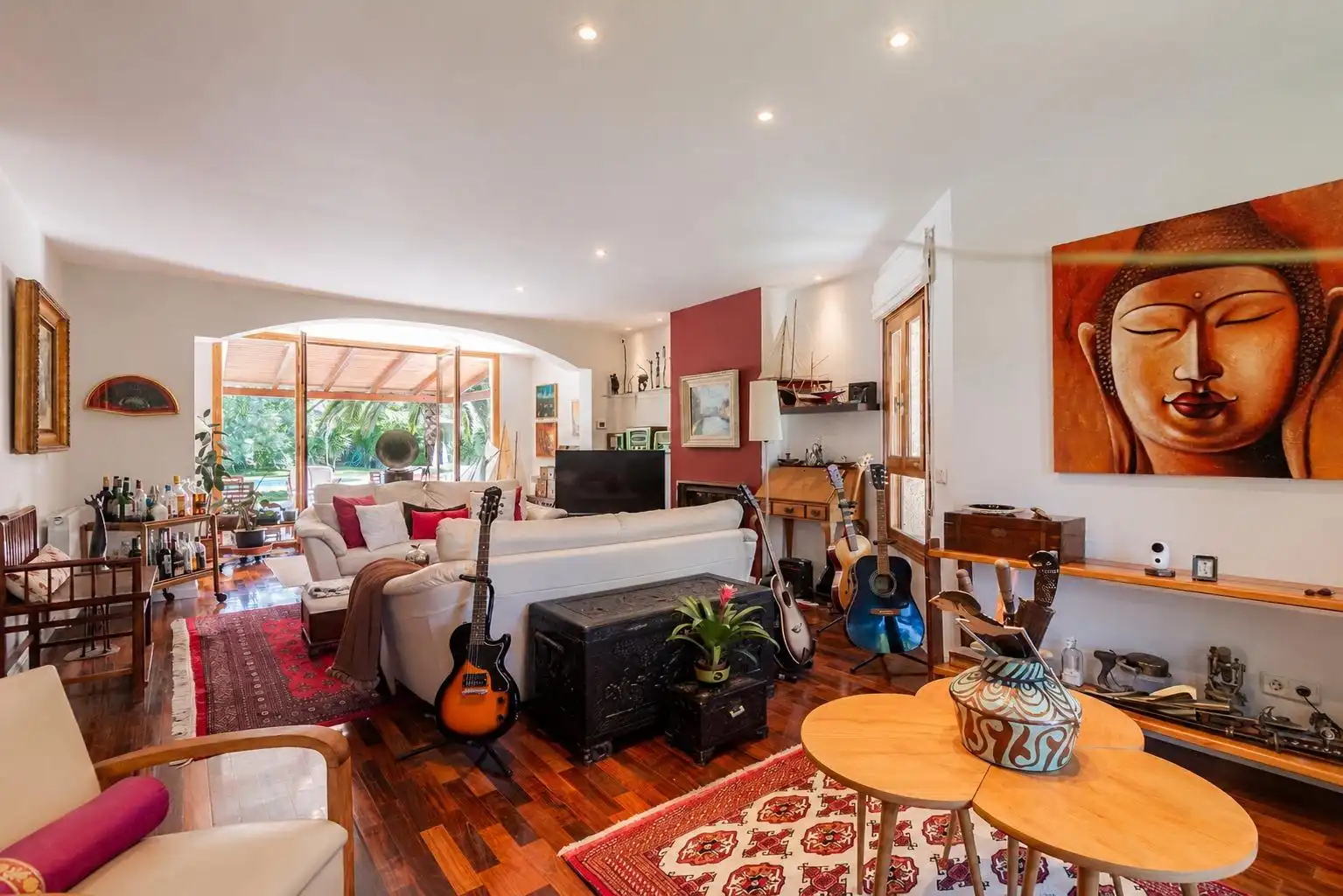 Living room of Houses for sale in Boadilla del Monte  with Heating, Private garden and Terrace