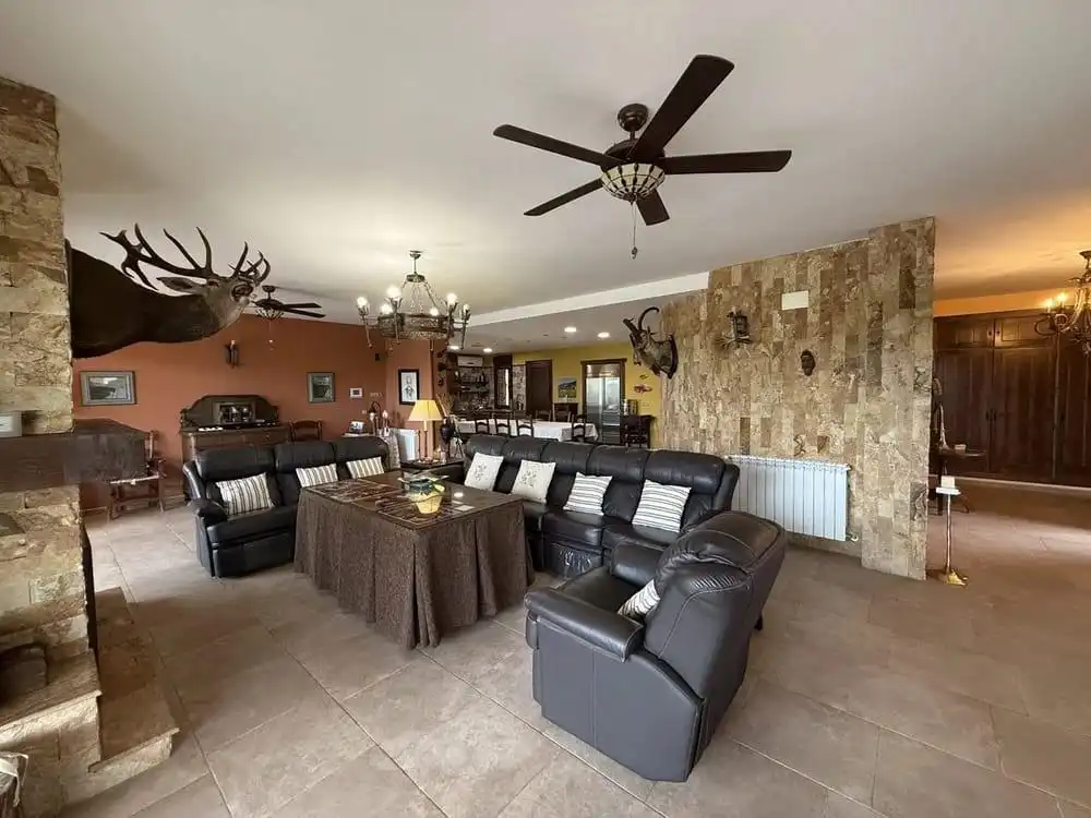 Sala de estar de Finca rústica en venta en Colomera con Calefacción, Terraza y Piscina