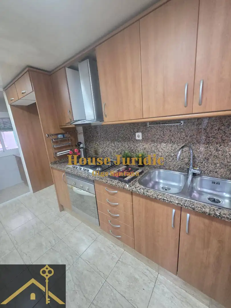 Kitchen of Flat for sale in Mataró  with Oven, Balcony and Alarm