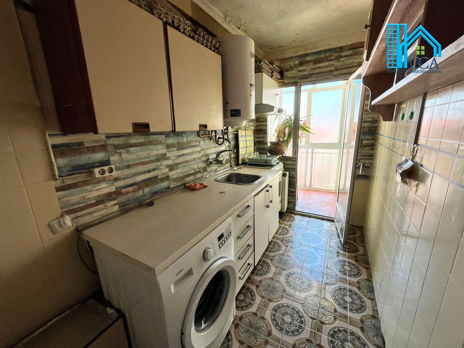 Cocina de Piso en venta en  Madrid Capital con Calefacción y Terraza
