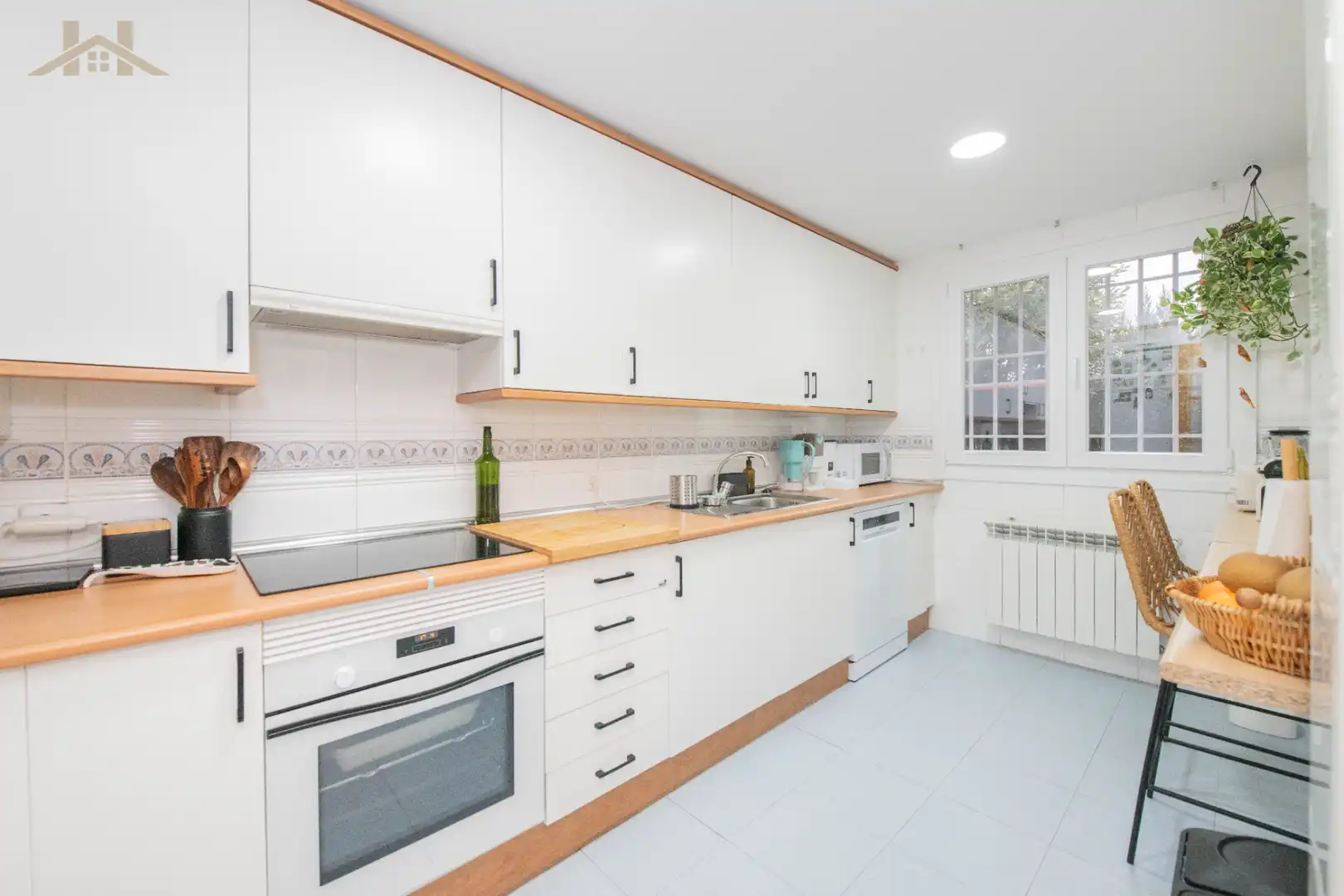 Kitchen of Houses for sale in Móstoles  with Heating, Private garden and Parquet flooring