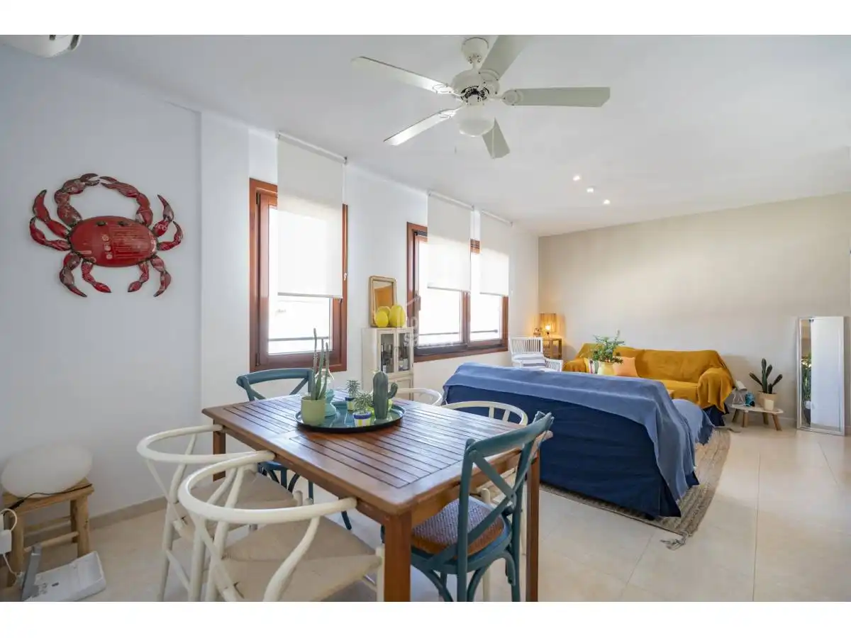 Comedor de Apartamento en venta en Es Castell con Terraza