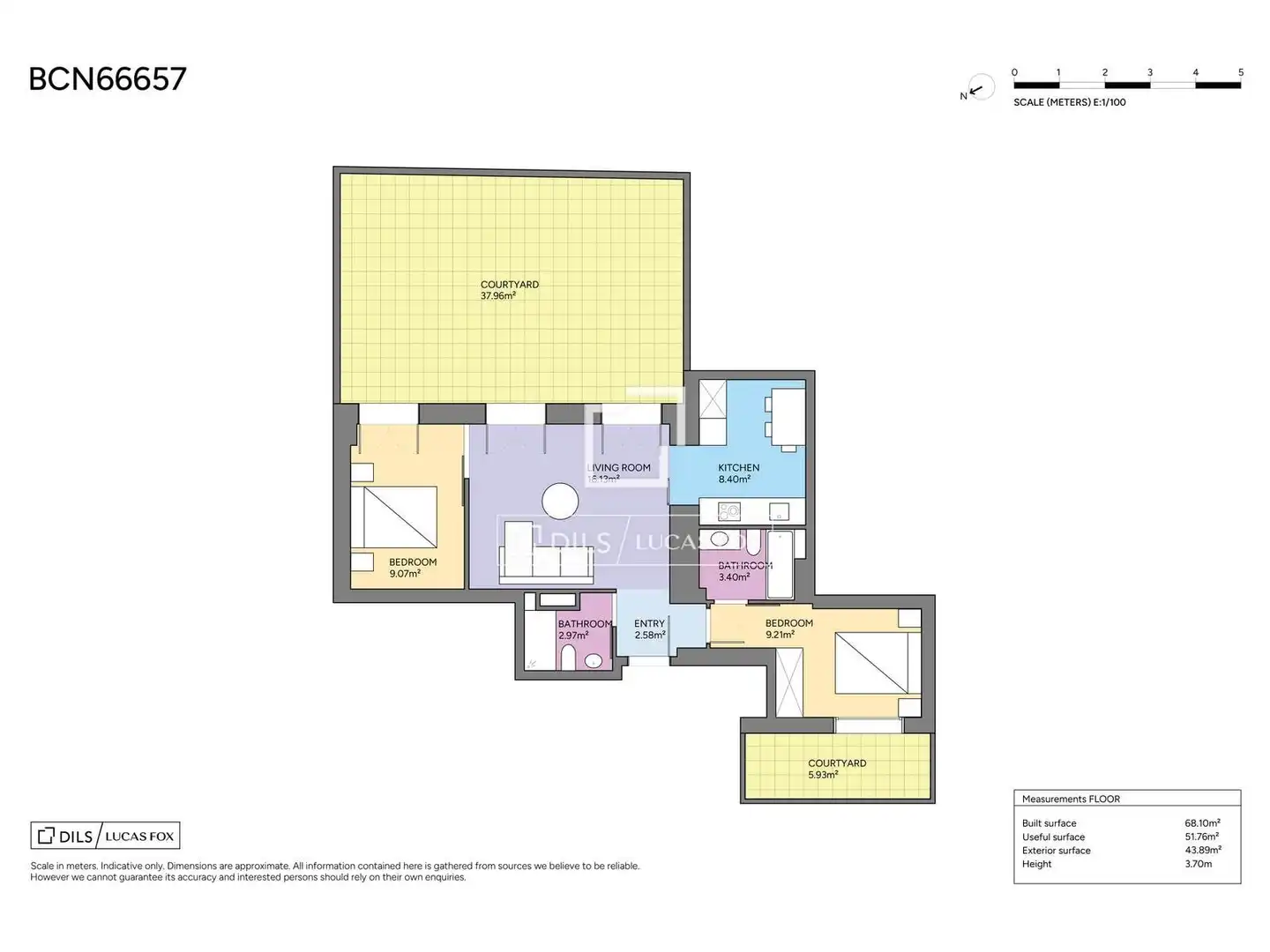 Piso en venta en Barcelona con Aire acondicionado, Calefacción y Parquet