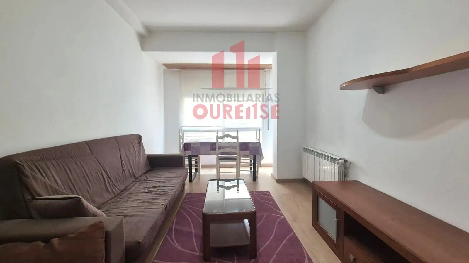 Sala d'estar de Pis de lloguer en Ourense Capital  amb Calefacció, Terrassa i Moblat