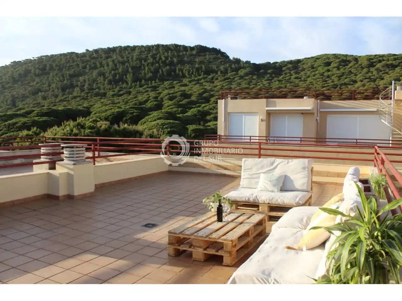 Terrace of Apartments for rent in Barbate  with Air Conditioner, Terrace and Furnished