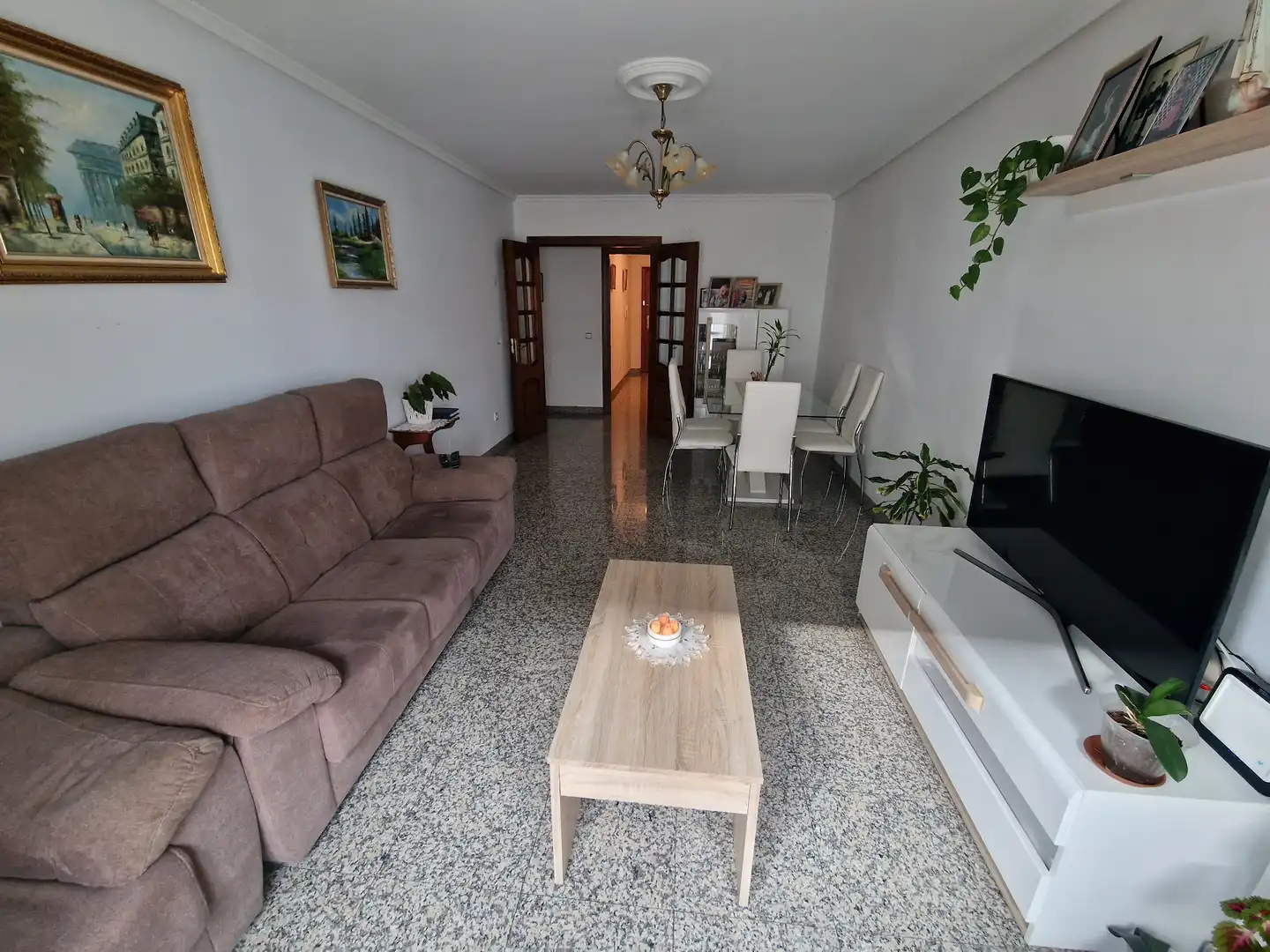 Sala de estar de Piso en venta en Narón con Calefacción, Parquet y Trastero
