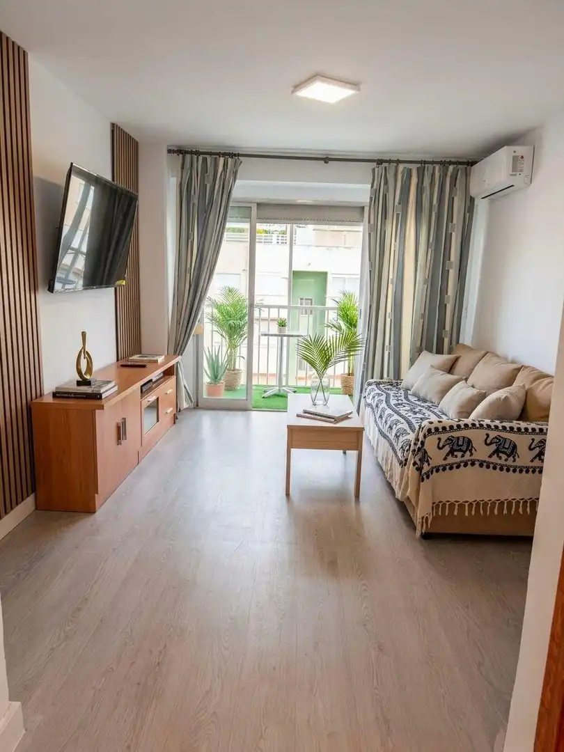 Wohnzimmer von Wohnung zum Verkauf in Vélez-Málaga mit Klimaanlage, Terrasse und Möbliert