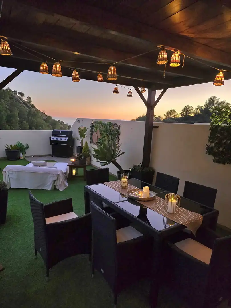 Terraza de Dúplex en venta en Mijas con Aire acondicionado, Calefacción y Terraza