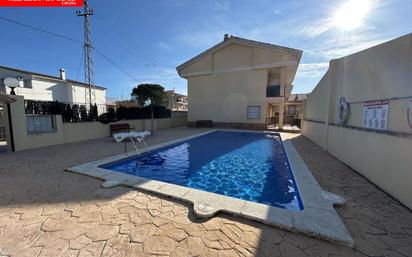 Swimming pool of Attic for sale in Alcanar  with Air Conditioner, Heating and Parquet flooring