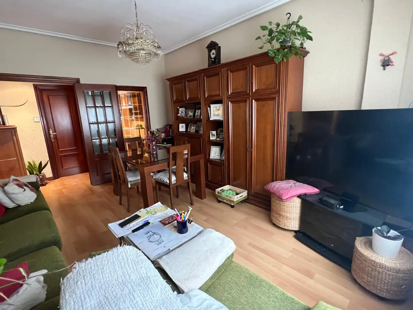 Sala de estar de Piso en venta en  Logroño con Calefacción y Amueblado