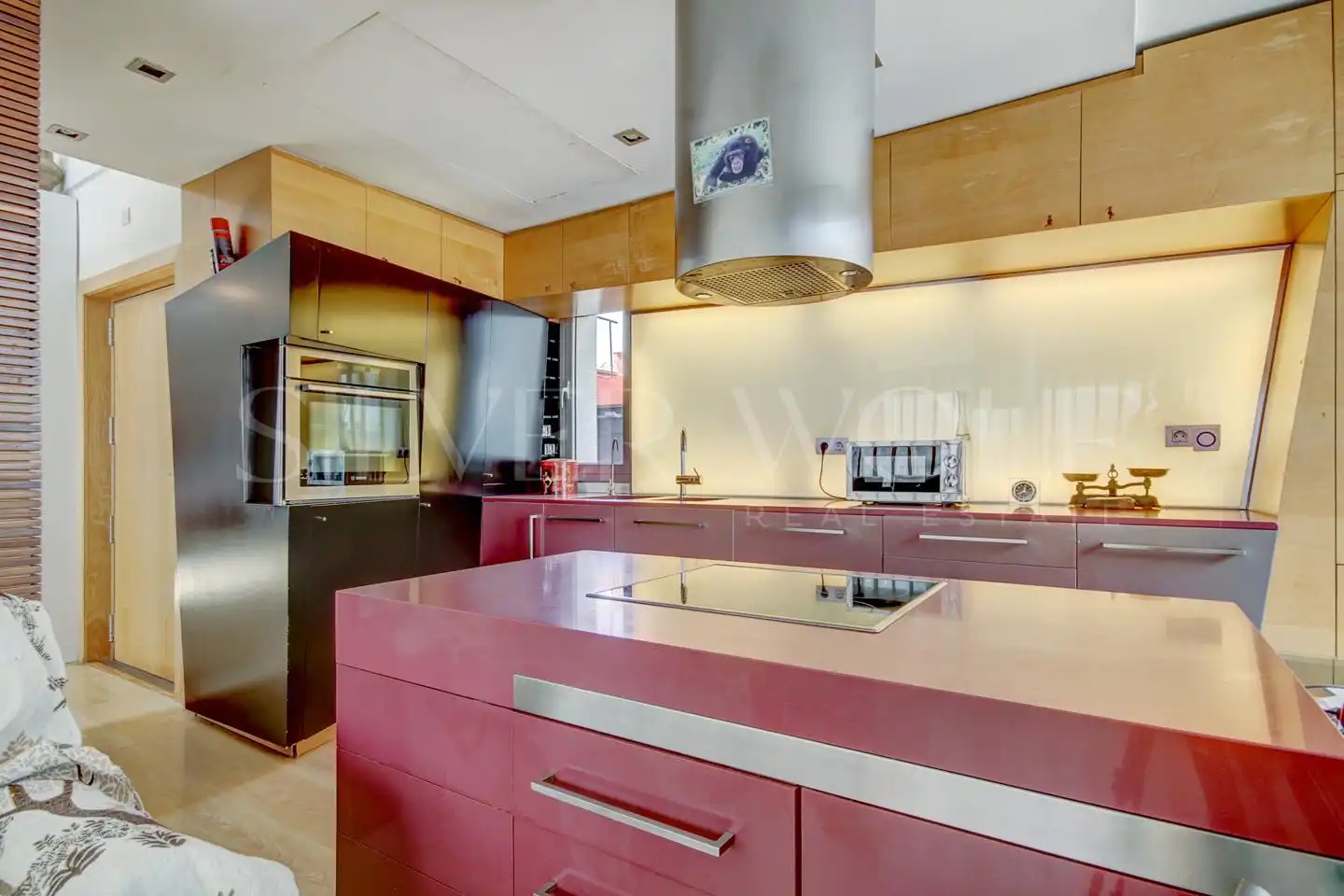 Cocina de Casa o chalet en venta en Santa Coloma de Gramenet con Aire acondicionado, Calefacción y Jardín privado