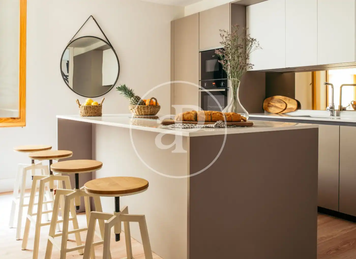 Küche von Wohnung zur Miete in Madrid mit Klimaanlage, Heizung und Möbliert