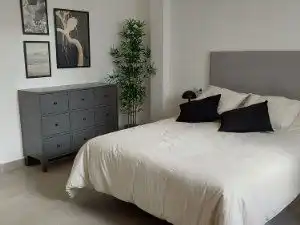 Bedroom of Flat for rent in Almería  with Air Conditioner, Heating and Terrace