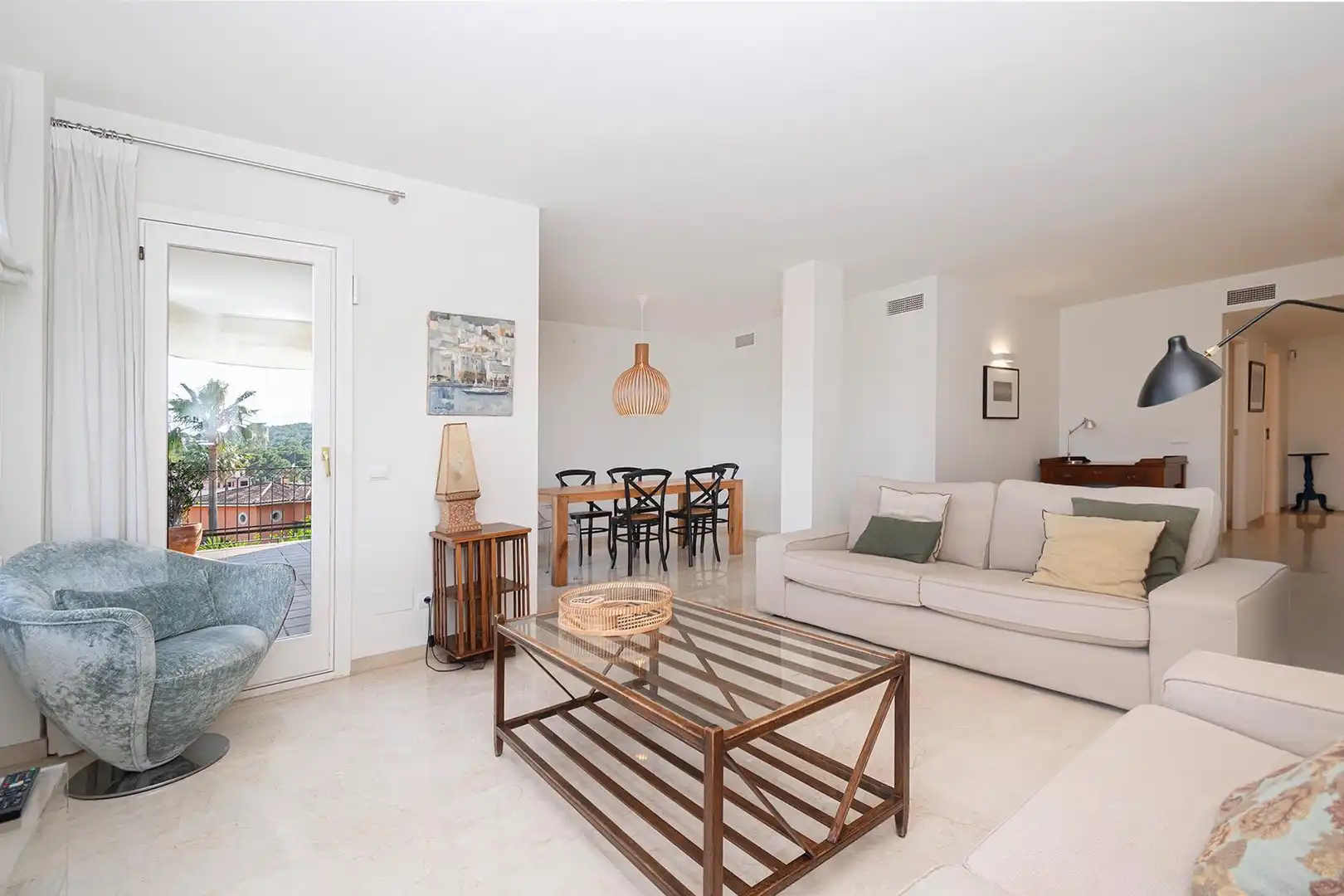 Sala d'estar de Pis de lloguer en  Palma de Mallorca