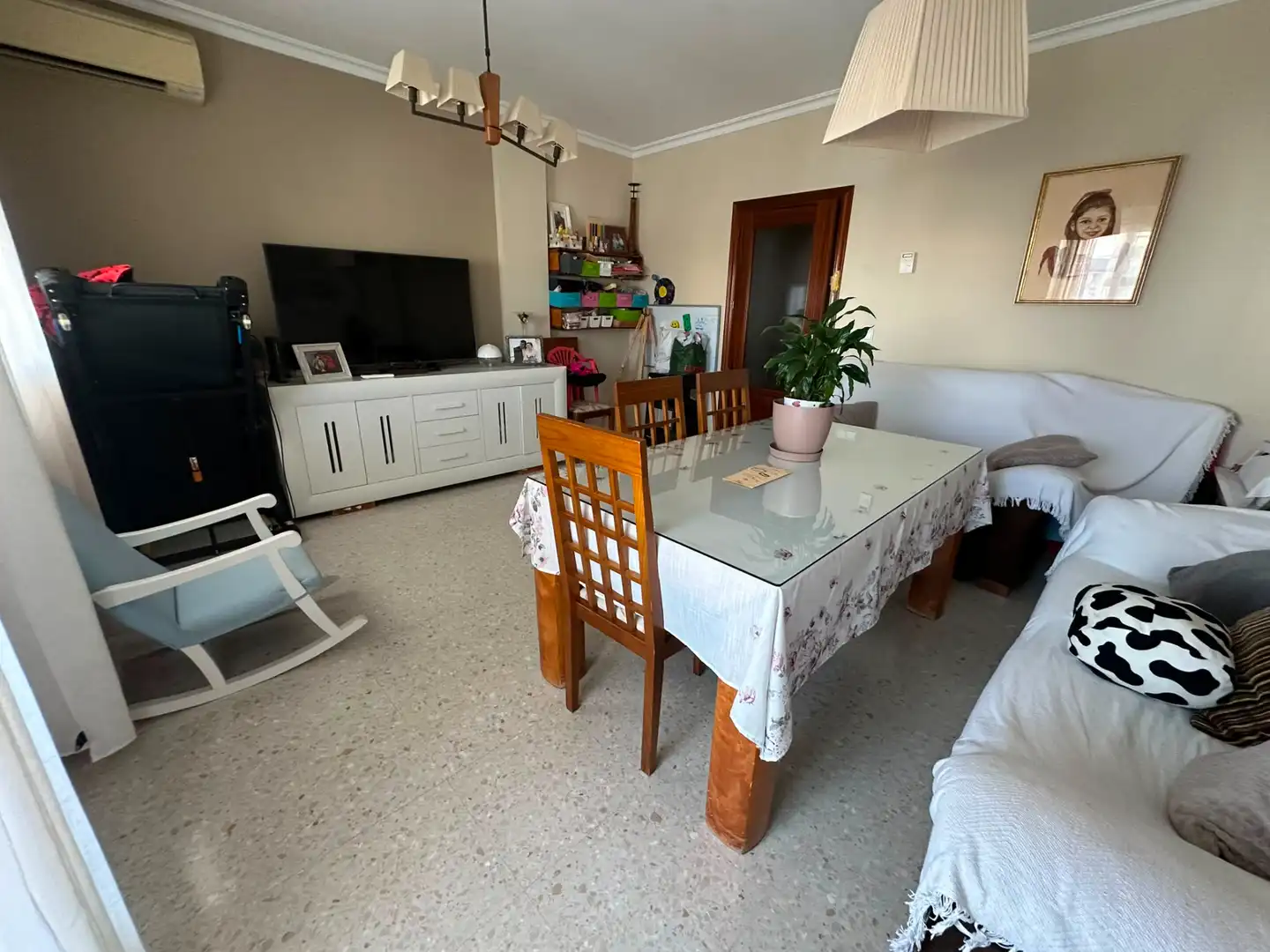 Esszimmer von Wohnung zum Verkauf in Don Benito mit Klimaanlage, Heizung und Balkon