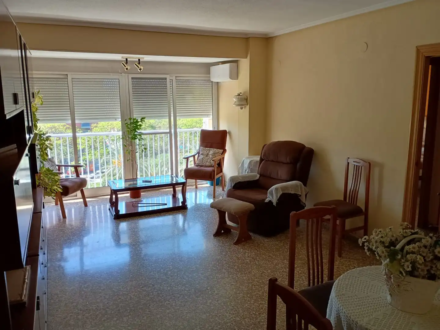 Sala de estar de Piso en venta en Valencia con Aire acondicionado y Amueblado