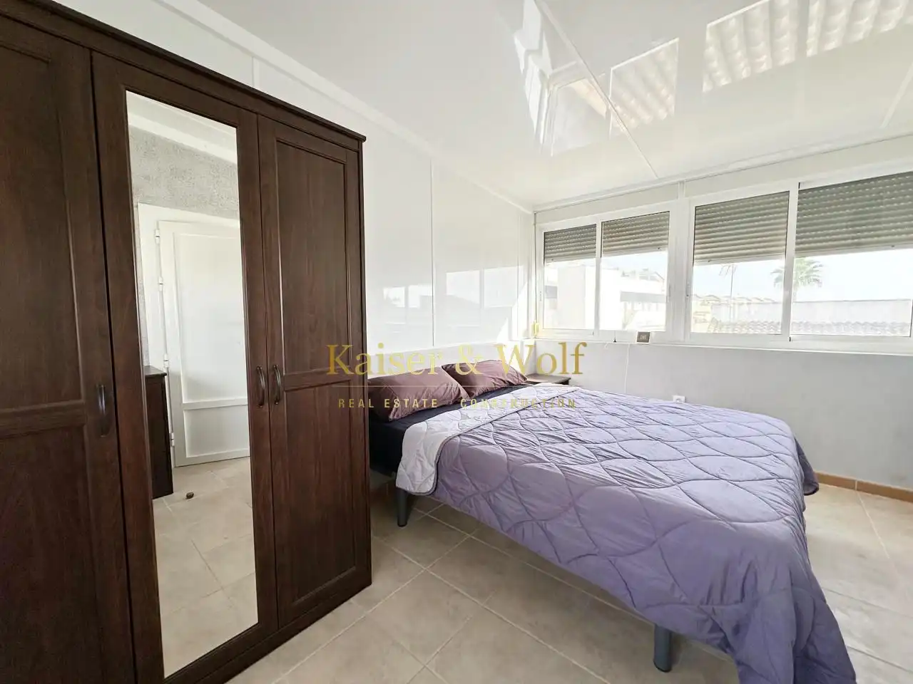 Dormitori de Casa o xalet en venda en Santa Pola amb Aire condicionat, Terrassa i Moblat