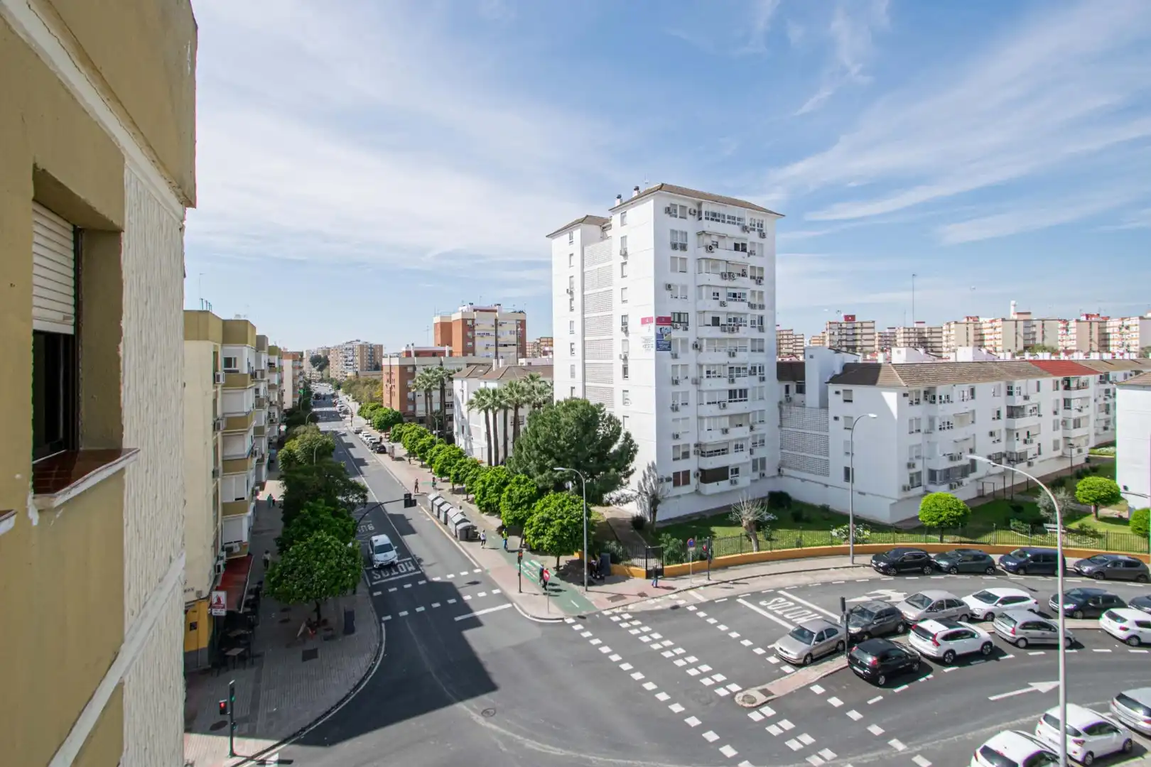 Exterior view of Flat for sale in Sevilla  with Air Conditioner and Heating