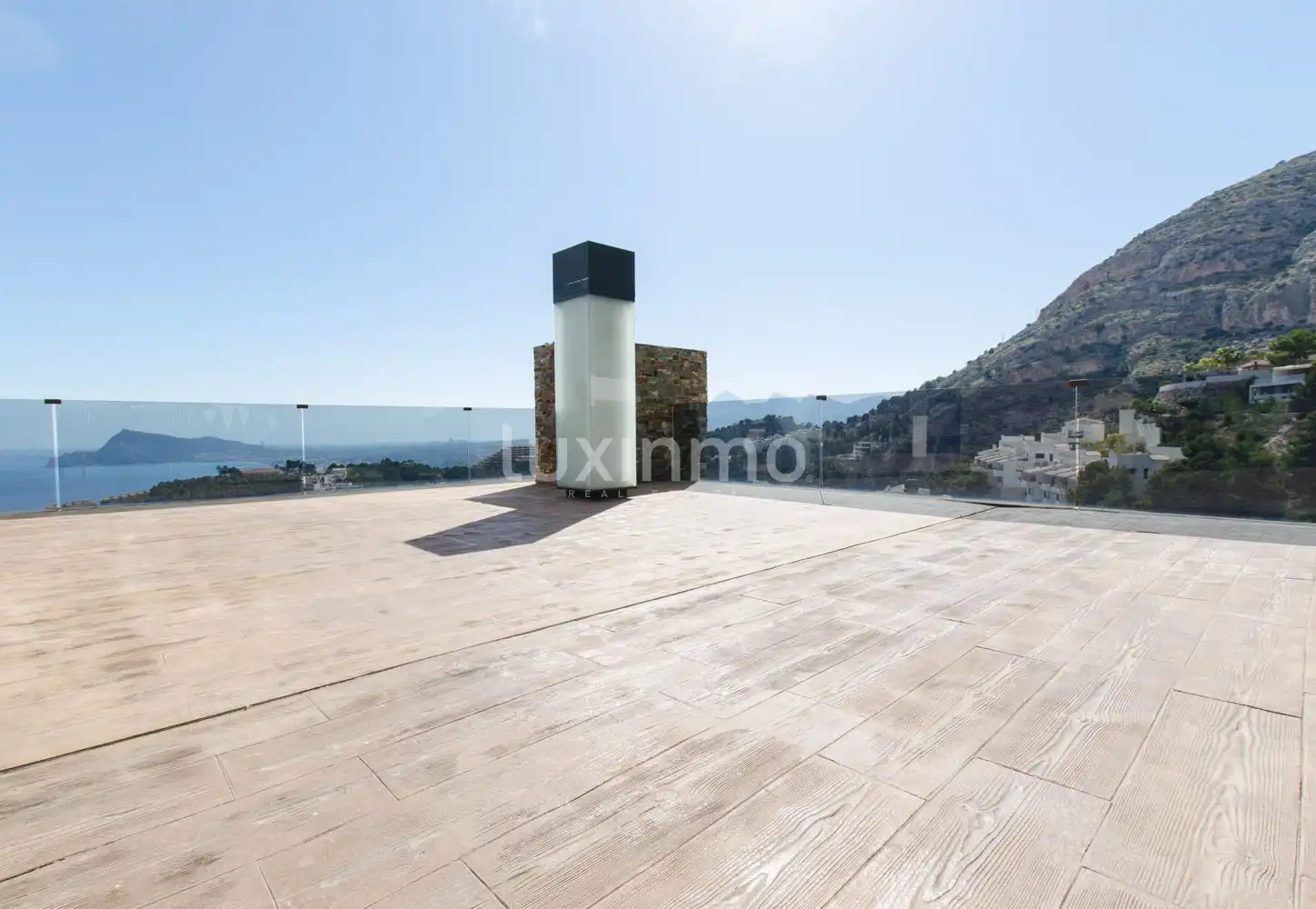 Terrasse von Haus oder Chalet zum Verkauf in Altea mit Klimaanlage, Heizung und Privatgarten